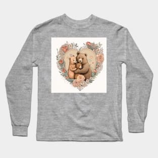 Happy Bear Family Long Sleeve T-Shirt